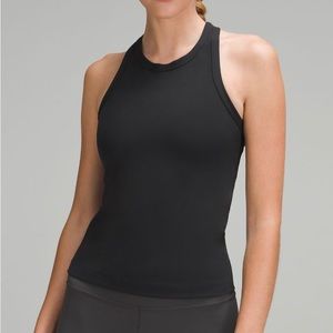 Lululemon align waist length racerback tank, black